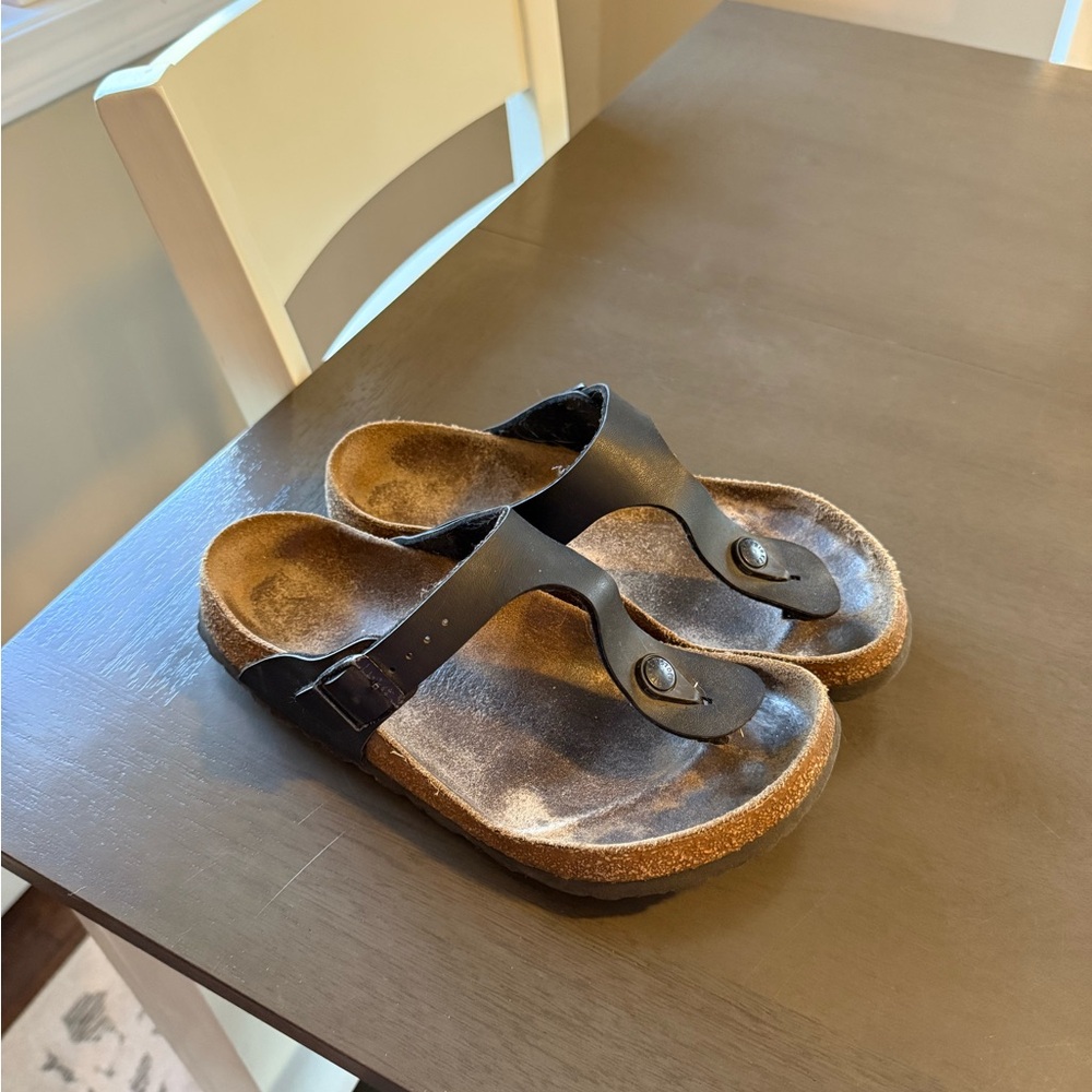 Birkenstock Black and Brown Women's Sandals size 7.5 or 38